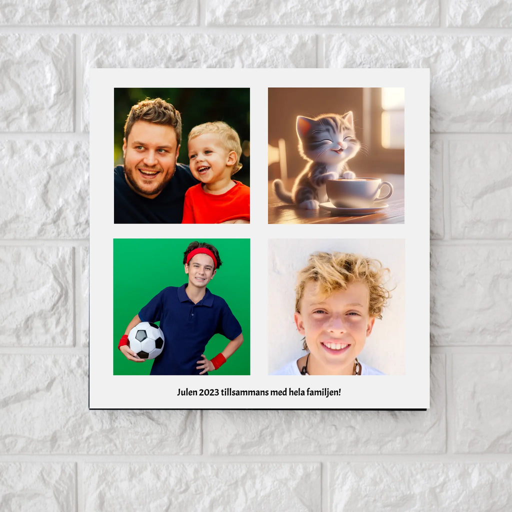 Four Own Picture Square Canvas