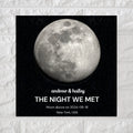 Moon Phase We Met - Square Canvas